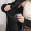 Mastectomy Breast Cancer Zip Up Hoodie Jacket with Drain Pockets