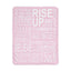 Inspirational Breast Cancer Minky Fleece Throw Blanket, 50" X 40"